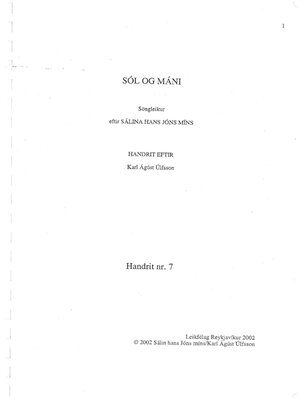 cover image of Sól og Máni